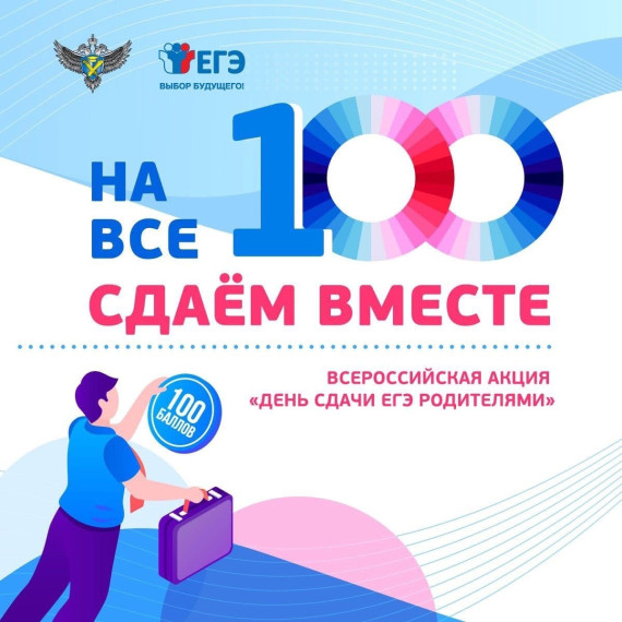 Всероссийская акция «Сдаем вместе. День сдачи ЕГЭ родителями».